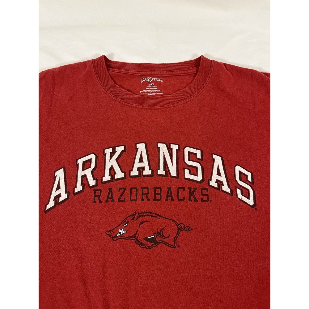 Arkansas Razorbacks Jansport Long Sleeve T-Shirt Red Men's 2XL NCAA College